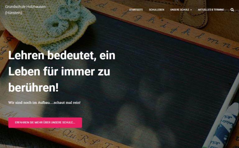 Grundschule Holzhausen - Webseite